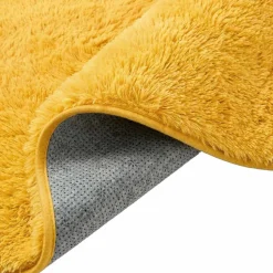 Dywan okrągły Domarex Soft Round, 90 cm, żółty