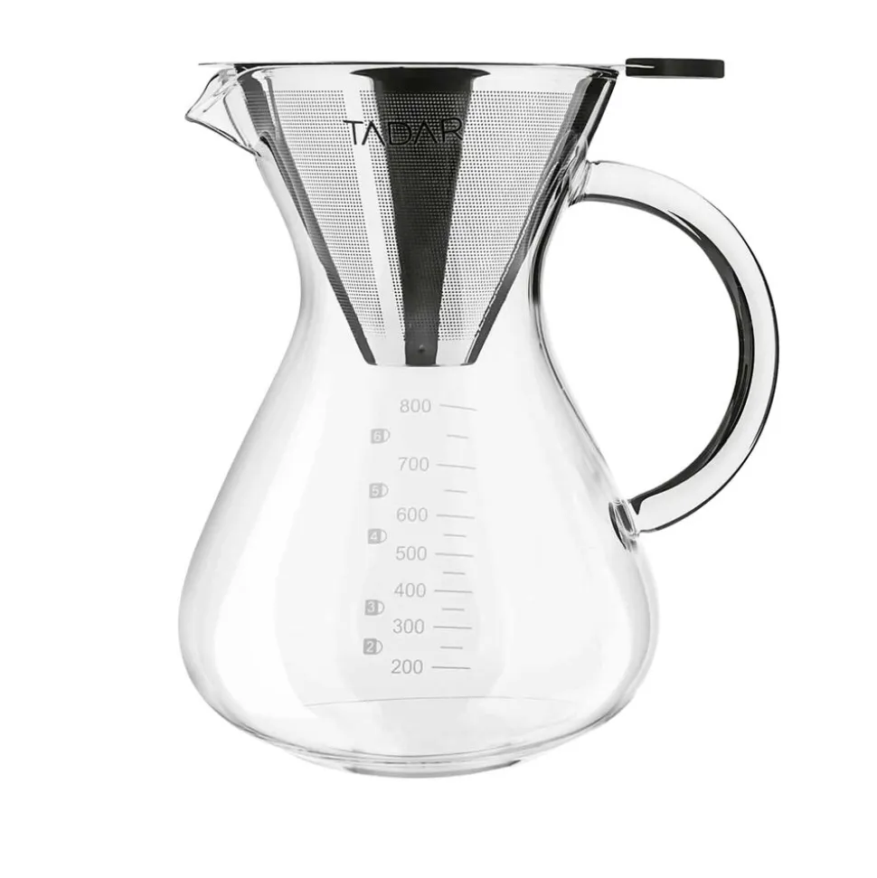 Dzbanek do kawy z zaparzaczem Tadar, 800 ml, szklany