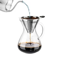 Dzbanek do kawy z zaparzaczem Tadar, 800 ml, szklany