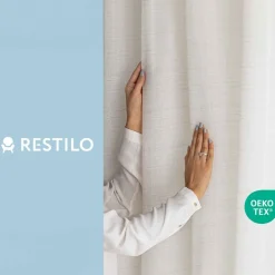 Firana na przelotkach 140 x 270 cm Restilo Drimar, beżowa