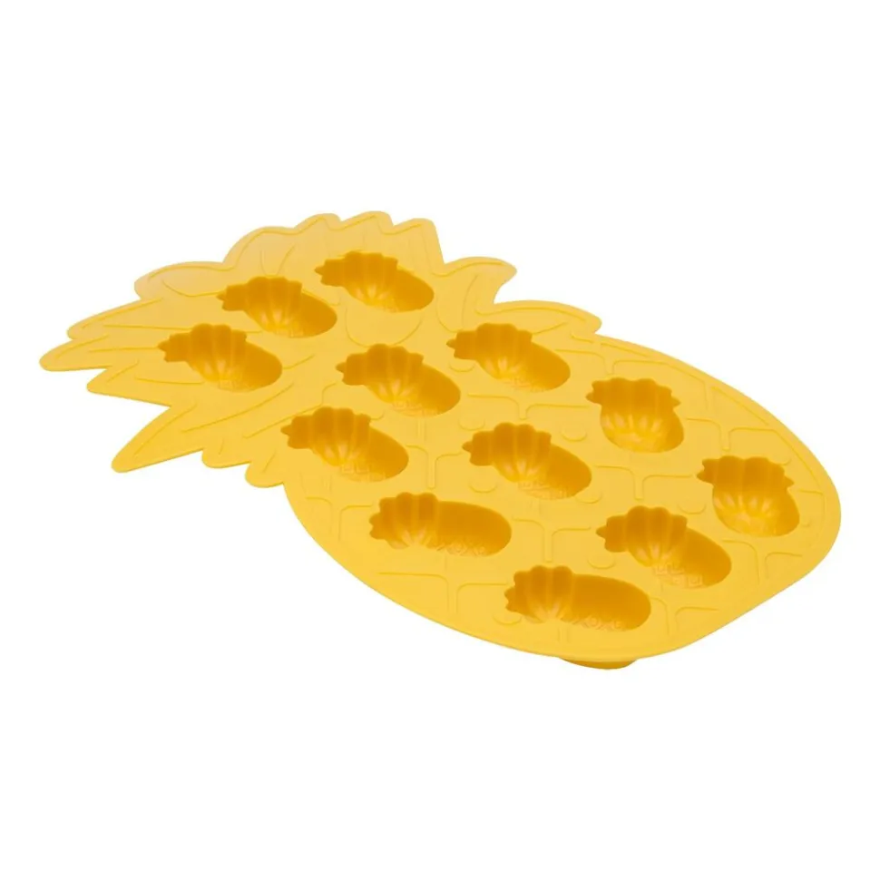 Foremki do lodu Altom Design, 2 szt., silikonowe, pomarańcza i ananas