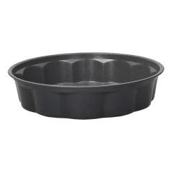 Forma do pieczenia okrągła 26 cm Tognana Premium Bakery, falowana, szara