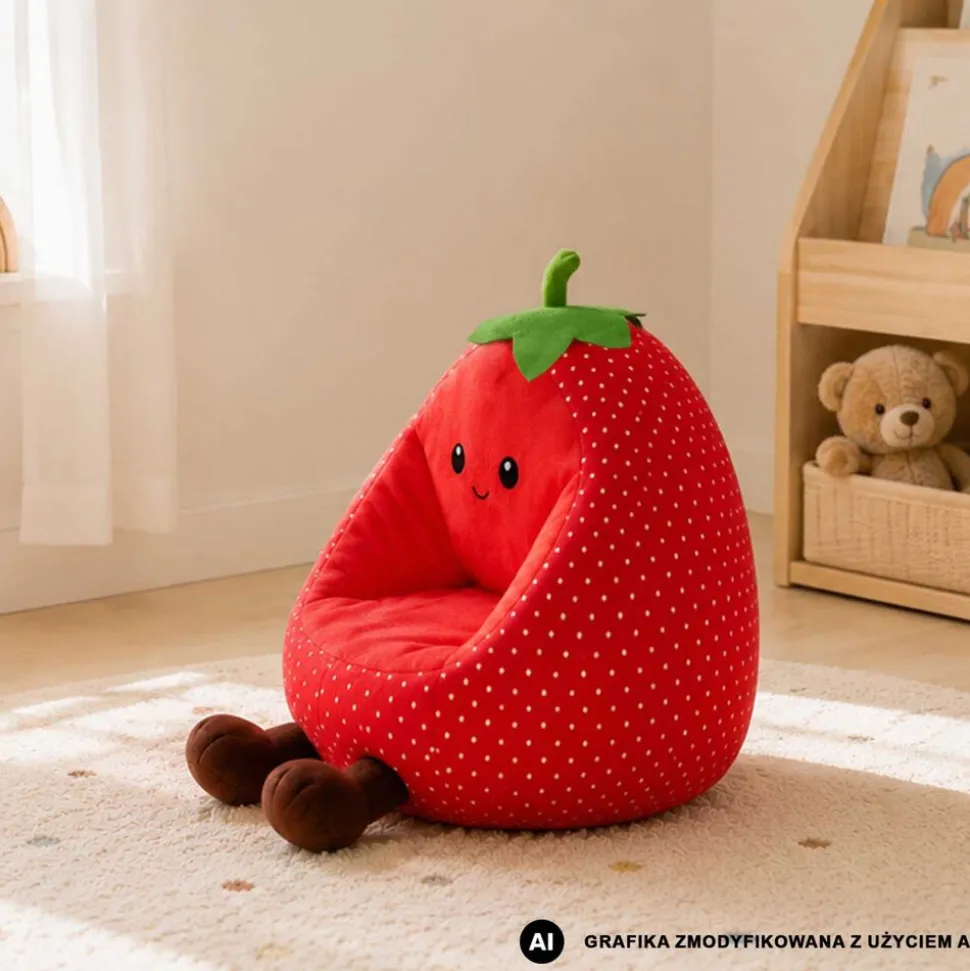Fotel dla dzieci Smukee Kids Truskawka