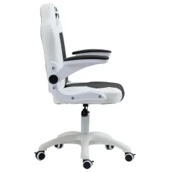 Fotel gamingowy COBRA JUNIOR, CRF – 2301, biało - czarny