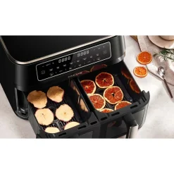 Frytkownica beztłuszczowa Dreame Tasti DZ30, 3000 W, 2 x 5,5 l, czarna