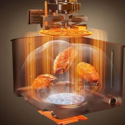 Frytkownica beztłuszczowa Dreame Tasti DZ30, 3000 W, 2 x 5,5 l, czarna