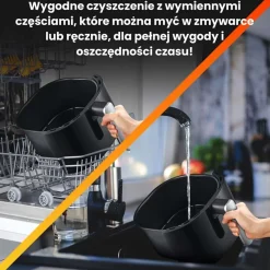 Frytkownica beztłuszczowa Extralink Smart Life SJ-400, 4 l, 1300 W, czarna