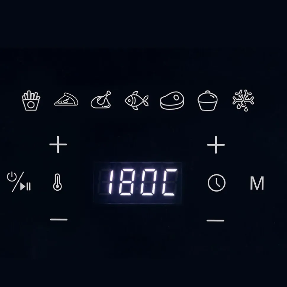 Frytkownica beztłuszczowa Hoffen, 1000 W, 3 l, czarna