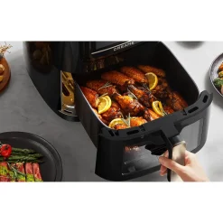 Frytkownica beztłuszczowa z okienkiem Dreame Tasti AF30, 2300 W, 7 l, czarna