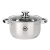 Garnek stalowy 22 cm 4,1 l MG Home Verso Daily, stal nierdzewna
