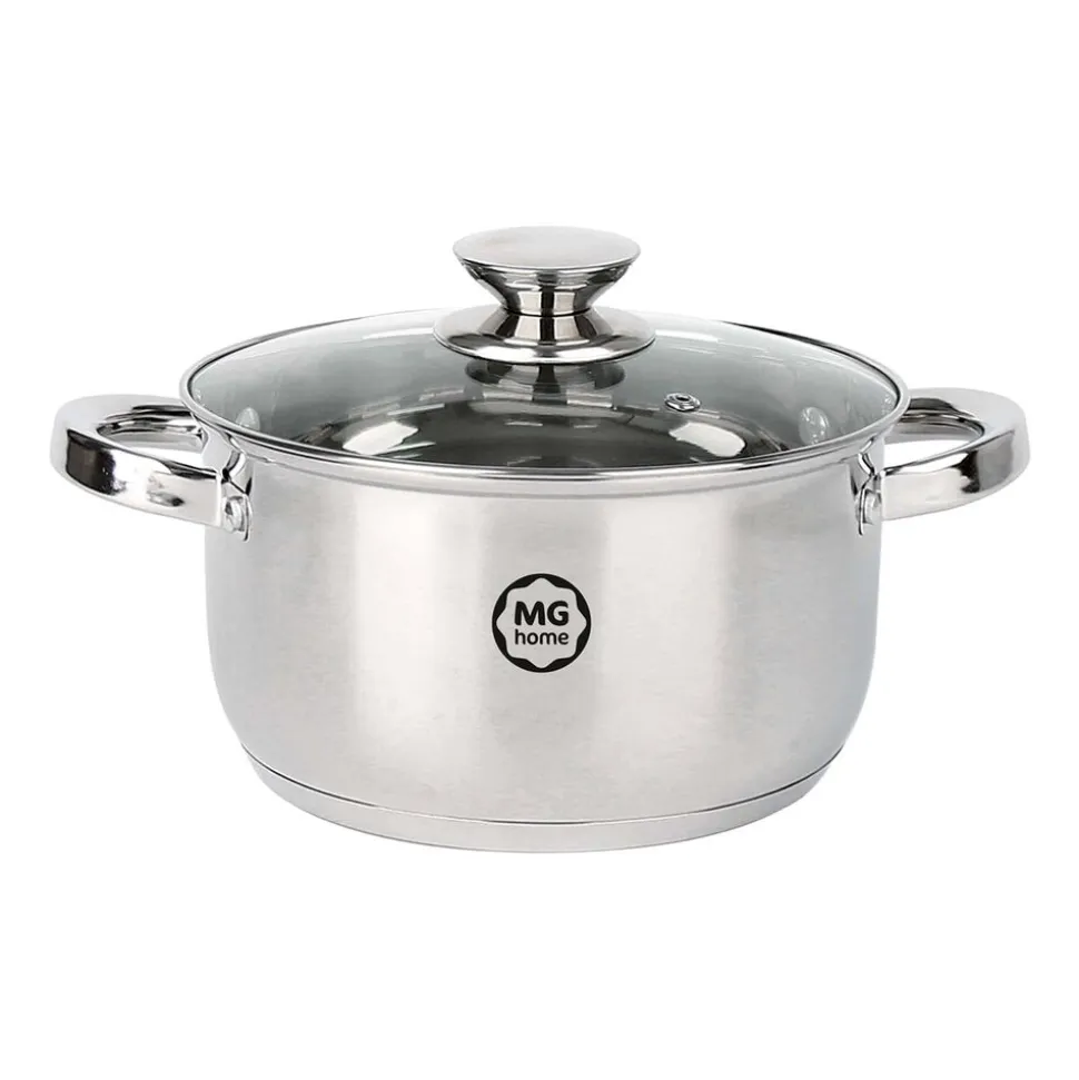 Garnek stalowy 22 cm 4,1 l MG Home Verso Daily, stal nierdzewna