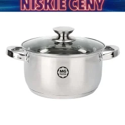 Garnek stalowy 22 cm 4,1 l MG Home Verso Daily, stal nierdzewna