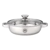 Garnek stalowy 24 cm 2,5 l MG Home Verso Daily, stal nierdzewna
