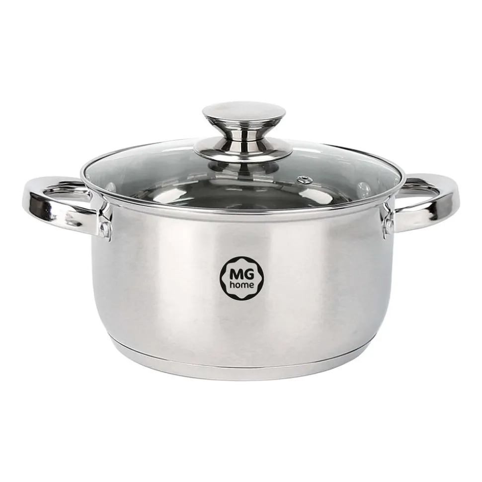 Garnek stalowy 18 cm 2,2 l MG Home Verso Daily, stal nierdzewna