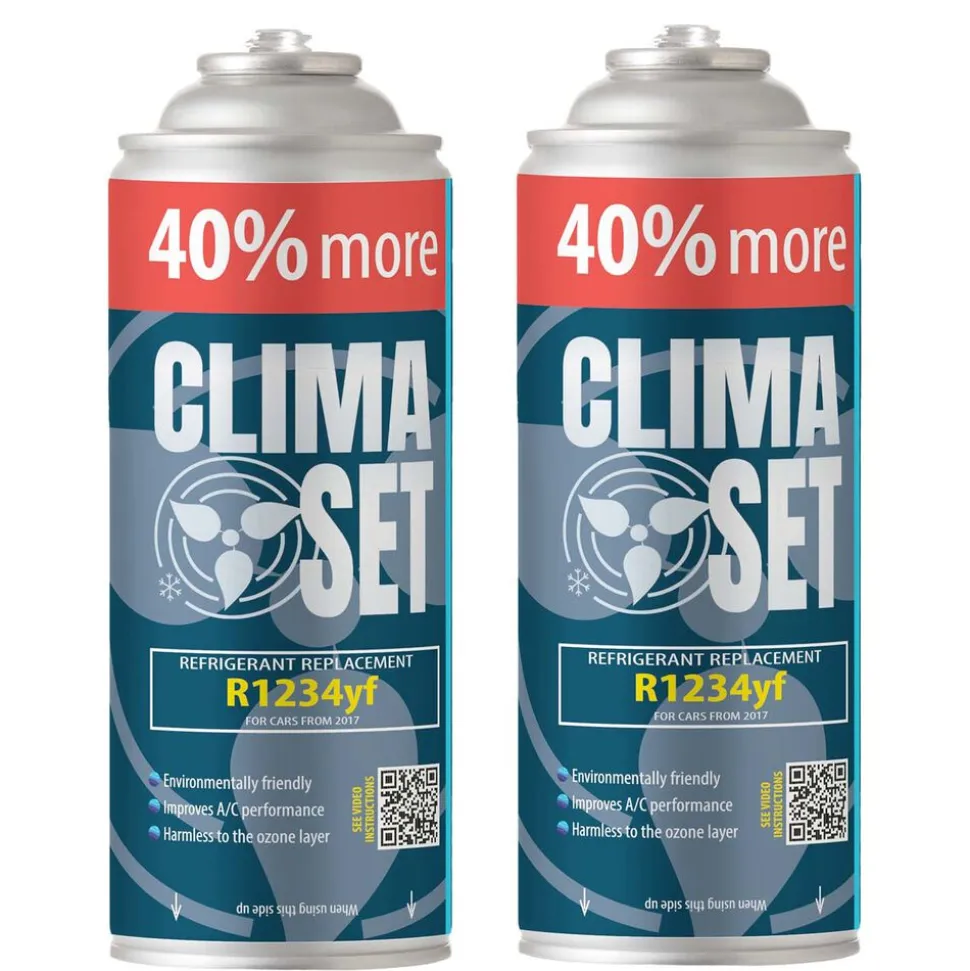 Gaz do klimatyzacji ClimaSet R1234yf 2 x 470 g
