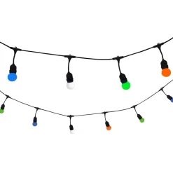 Girlanda ogrodowa Sanico Goldlux Party C Multi Color, 10 kolorowych żarówek, 5,6 m