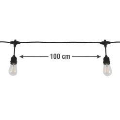 Girlanda solarna Meven, 30 żarówek LED, 15 m