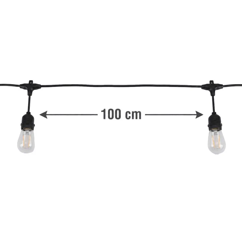 Girlanda solarna Meven, 30 żarówek LED, 15 m