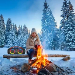 Głośnik Bluetooth Blow Boombox, 100 W, z pilotem i mikrofonem