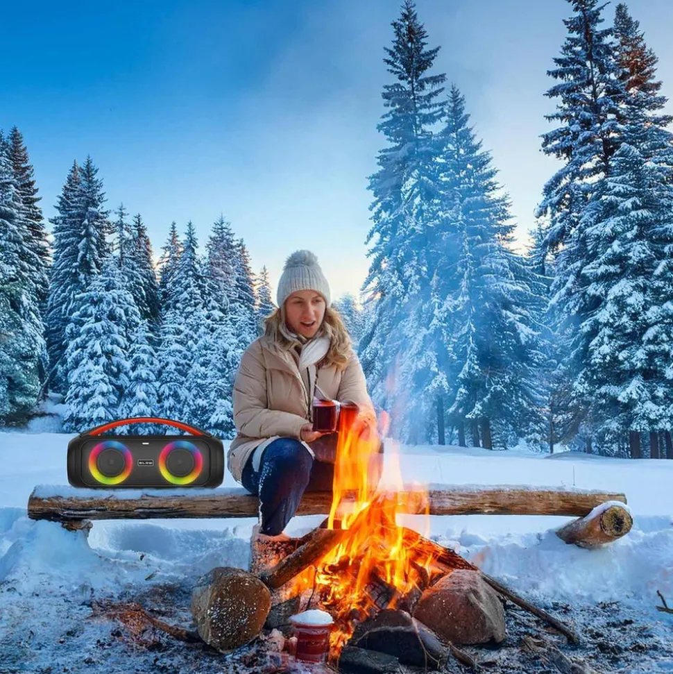 Głośnik Bluetooth Blow Boombox, 100 W, z pilotem i mikrofonem
