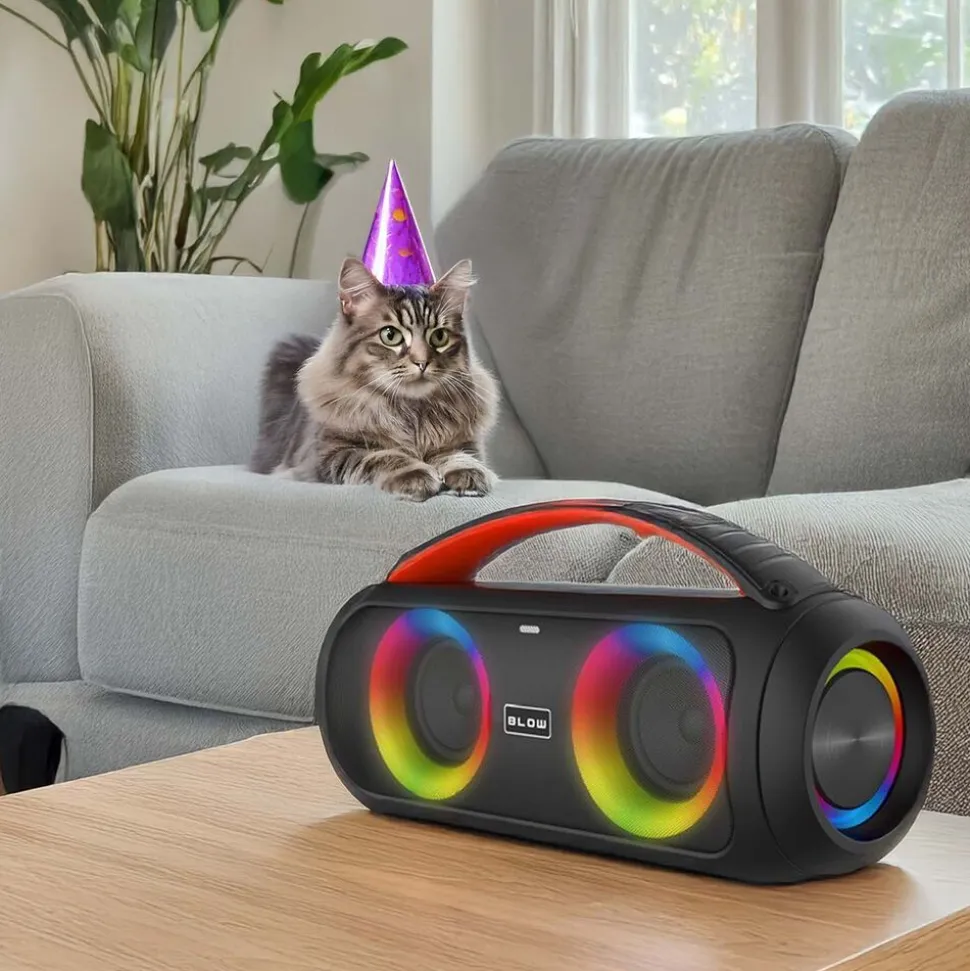 Głośnik Bluetooth Blow Boombox, 100 W, z pilotem i mikrofonem
