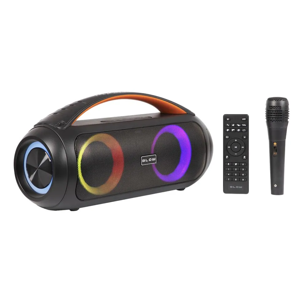 Głośnik Bluetooth Blow Boombox, 100 W, z pilotem i mikrofonem