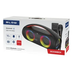 Głośnik Bluetooth Blow Boombox, 100 W, z pilotem i mikrofonem