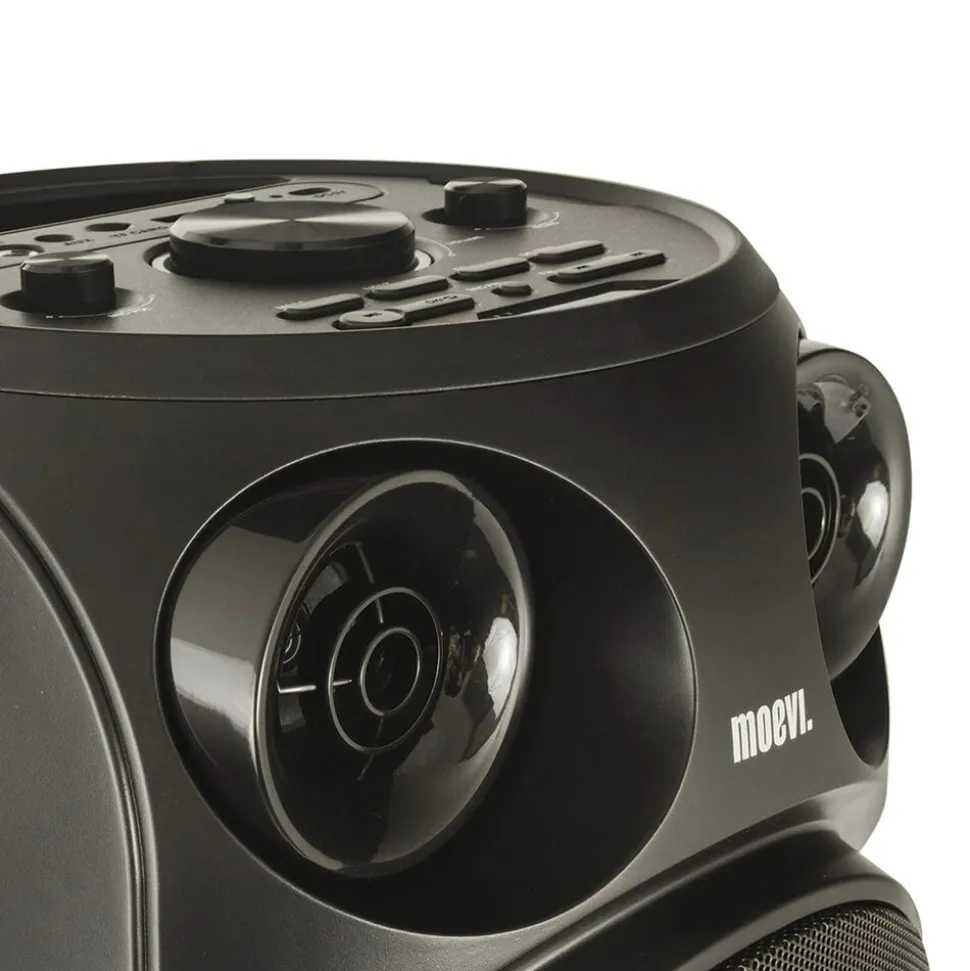 Głośnik Bluetooth Moevi, 70 W, karaoke, z mikrofonem
