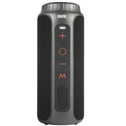 Głośnik Bluetooth Moevi, 20 W, wodoodporny, czarno-srebrny