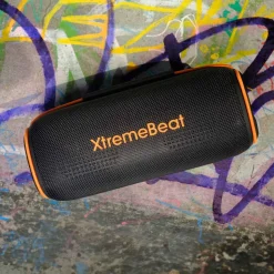 Głośnik Bluetooth Tracer XtremeBeat Pro TWS BT RGB, 40 W, czarno-pomarańczowy