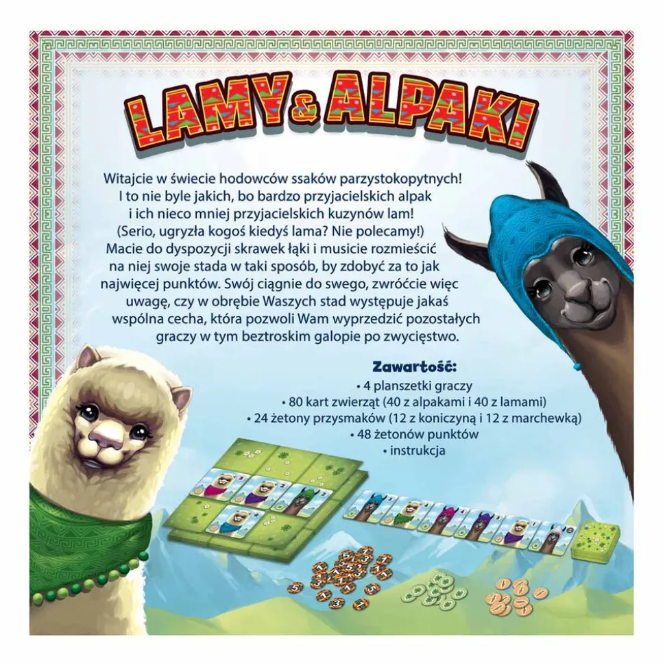 Gra planszowa Trefl Lamy i Alpaki, 6+
