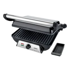 Grill elektryczny kontaktowy Hoffen, 2000 W, czarny