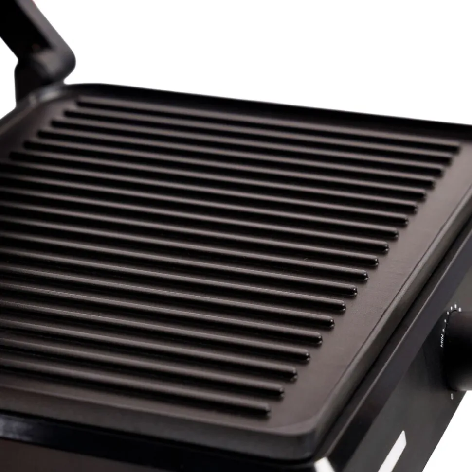Grill elektryczny 2 w 1 Taurus Bistro Essential, 2600 W, grill kontaktowy i płyta grillowa