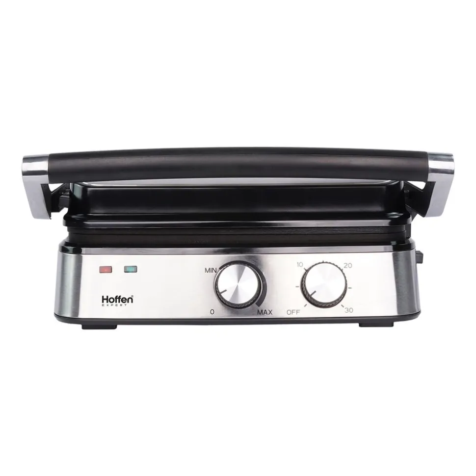 Grill i gofrownica 2 w 1 Hoffen Expert AK-3459, 2000 W, z wymiennymi płytkami
