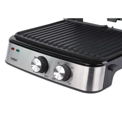 Grill i gofrownica 2 w 1 Hoffen Expert AK-3459, 2000 W, z wymiennymi płytkami