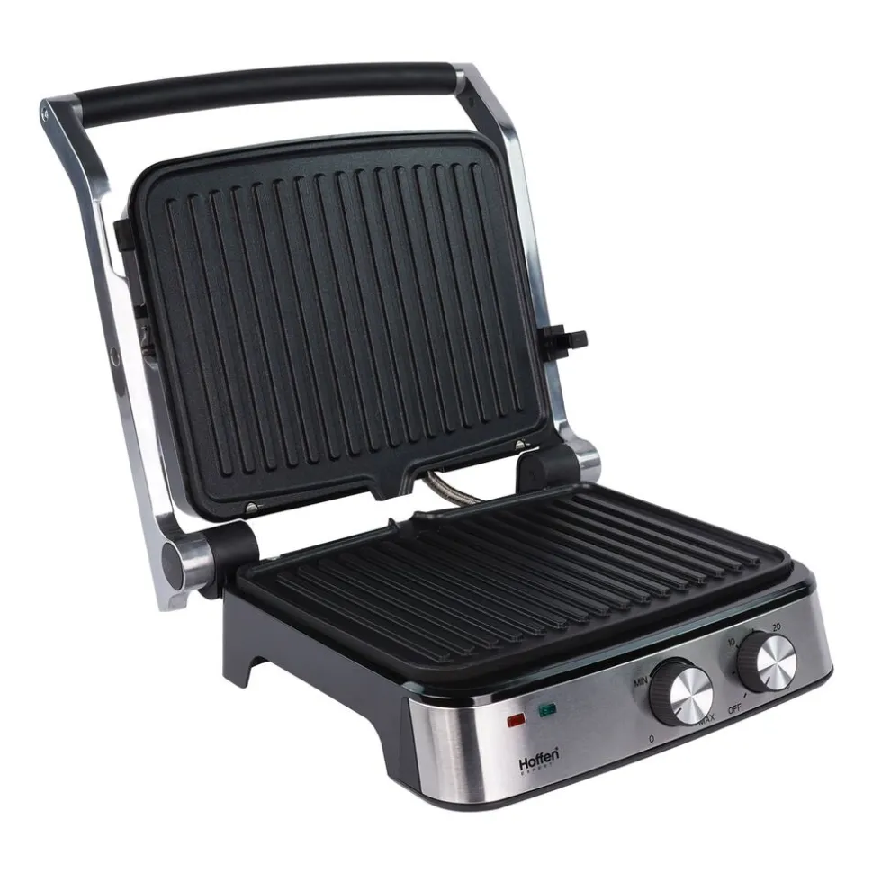 Grill i gofrownica 2 w 1 Hoffen Expert AK-3459, 2000 W, z wymiennymi płytkami
