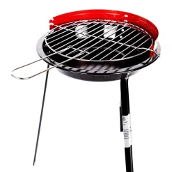 Grill ogrodowy węglowy MG Home 13 cali, chromowany ruszt