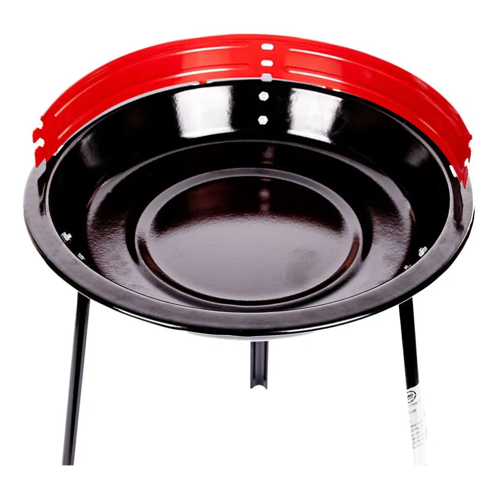 Grill ogrodowy węglowy MG Home 13 cali, chromowany ruszt