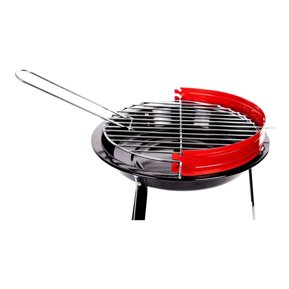Grill ogrodowy węglowy MG Home 13 cali, chromowany ruszt