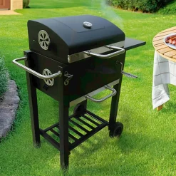 Grill ogrodowy węglowy Time For Grill, premium, z pokrywą