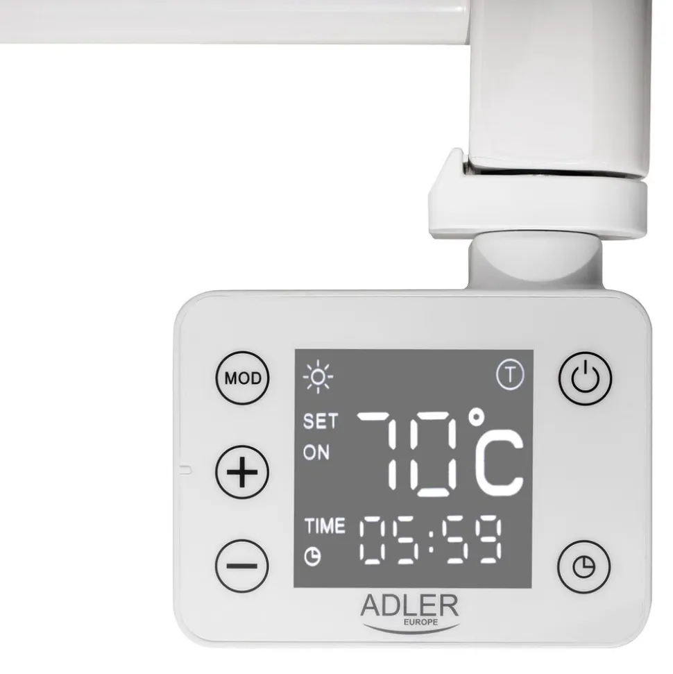 Grzejnik łazienkowy Adler AD 7824, 600 W, LED