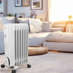 Grzejnik olejowy Emerio HO-124421, 1500 W, biały