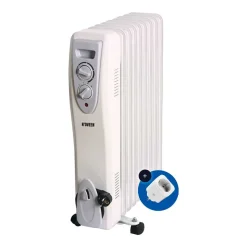 Grzejnik olejowy Noveen OH999, 2000 W, inteligentne gniazdko WiFi Tuya