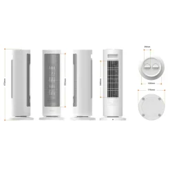 Grzejnik Xiaomi Fan Heater, 2000 W, biały