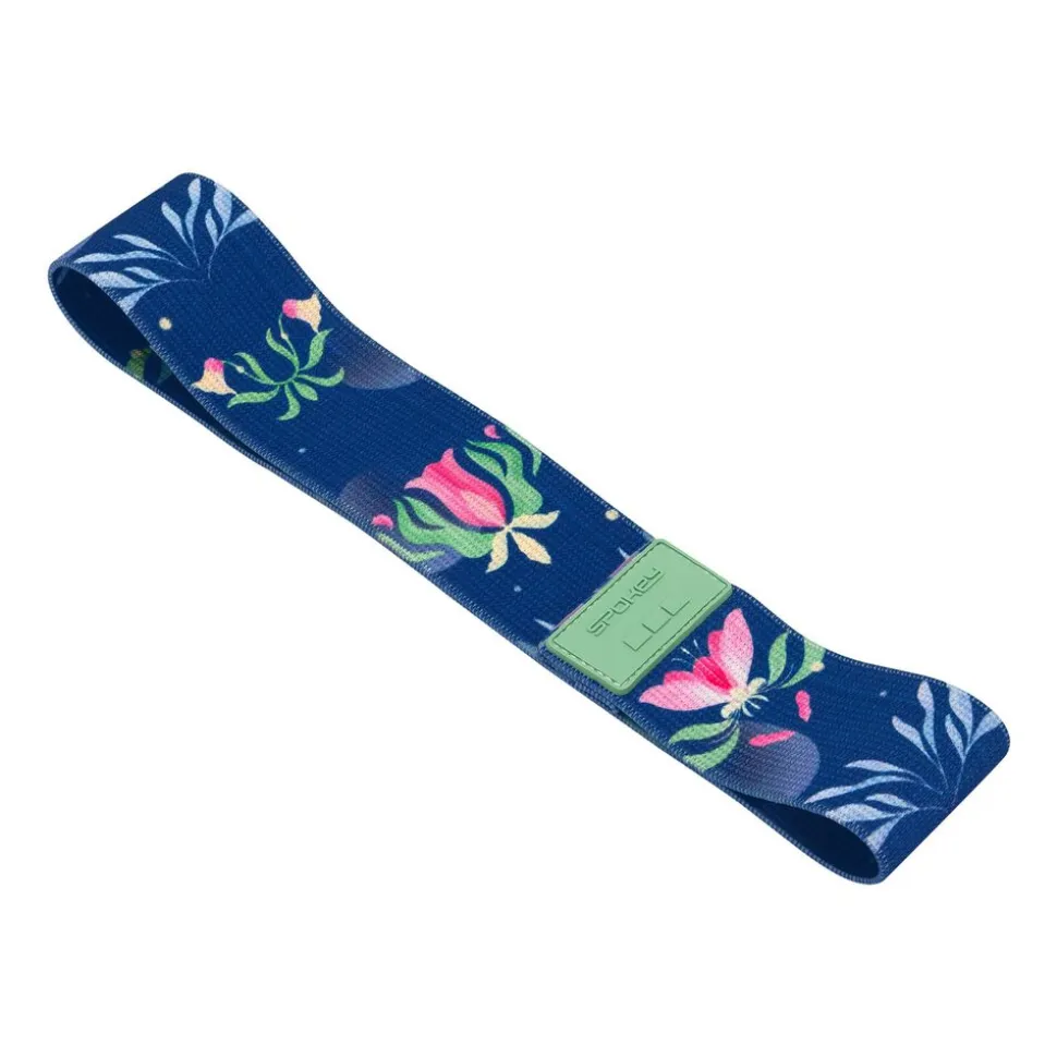 Guma oporowa Spokey The Bloom Elastic Band, opór 30 kg, granatowa