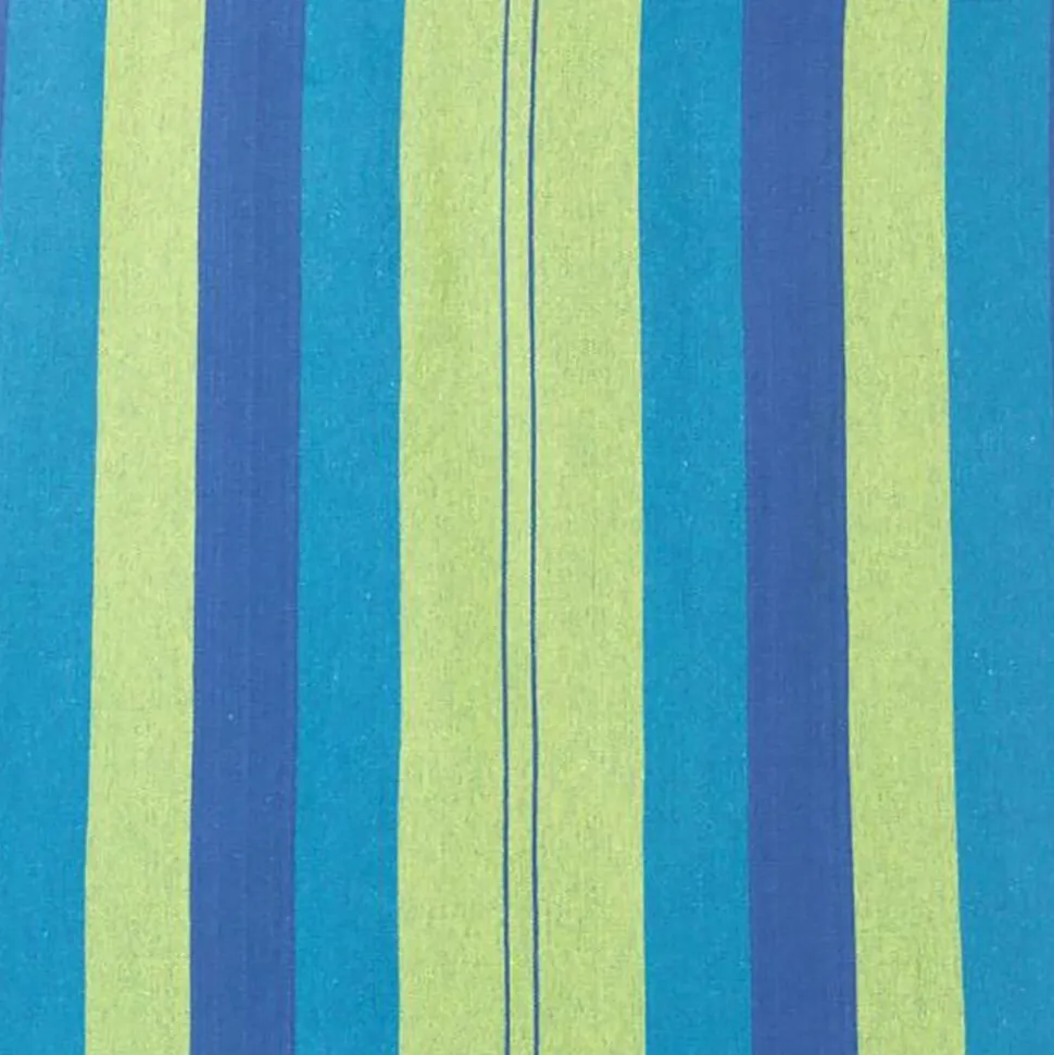 Hamak ogrodowy Extralink 200 x 80 cm, jednoosobowy, z pokrowcem, niebiesko-zielony