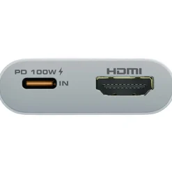 Hub USB-C adapter 3 w 1 Aukey UH-CUH01 TravelDok, srebrny