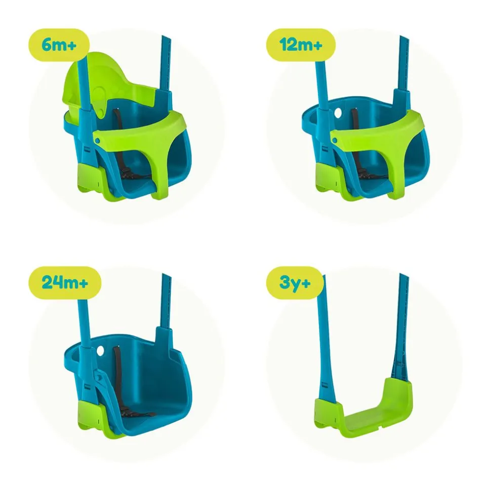 Huśtawka TP Toys Quadpod, 4 w 1, dwukolorowa
