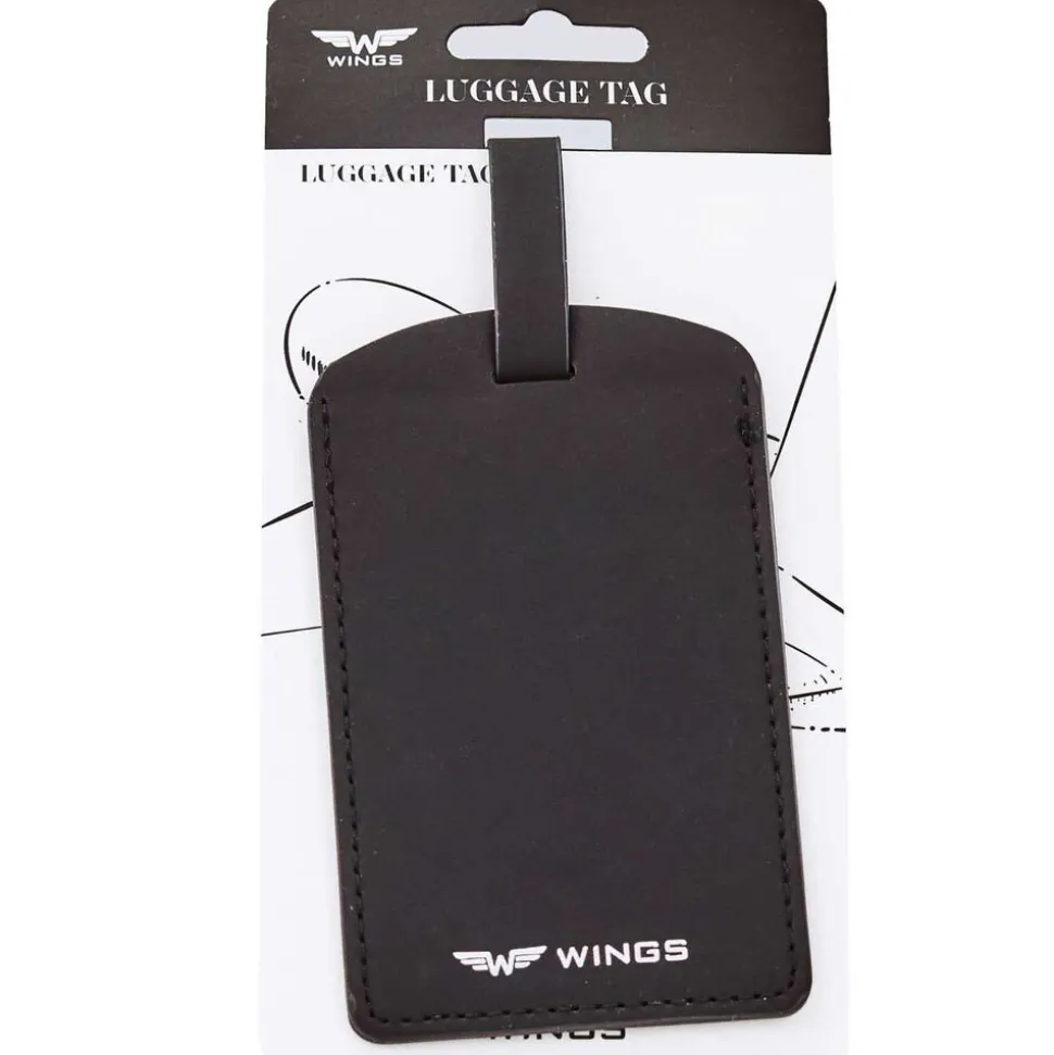 Identyfikator do bagażu Wings ACS06, czarny
