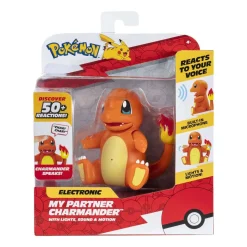 Interaktywna figurka Pokémon Mój Partner Charmander, ze światłem i dźwiękiem